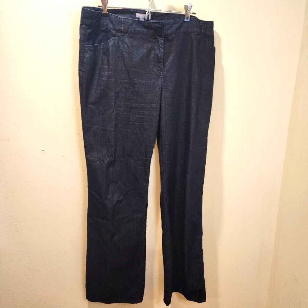J. Jill Women's Dak Blue Straight Legs Denim Size 14